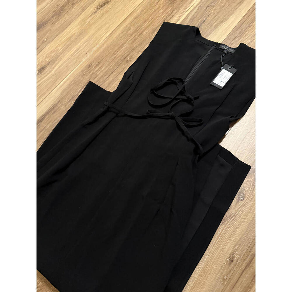 NWT!  rag & bone Moira Sleeveless Maxi Dress Black Size 6 - Picture 9 of 9